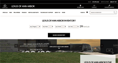 Desktop Screenshot of lexusofannarbor.com